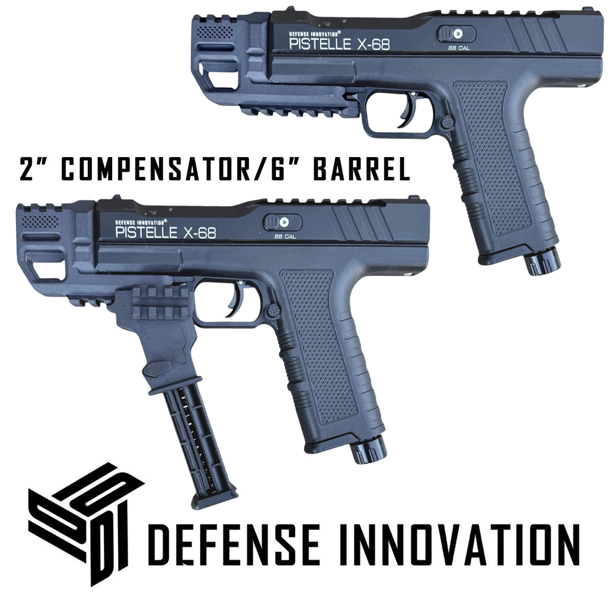 Compensator and Barrel Kit Pistelle X-68 50+ Joules (Optional 2