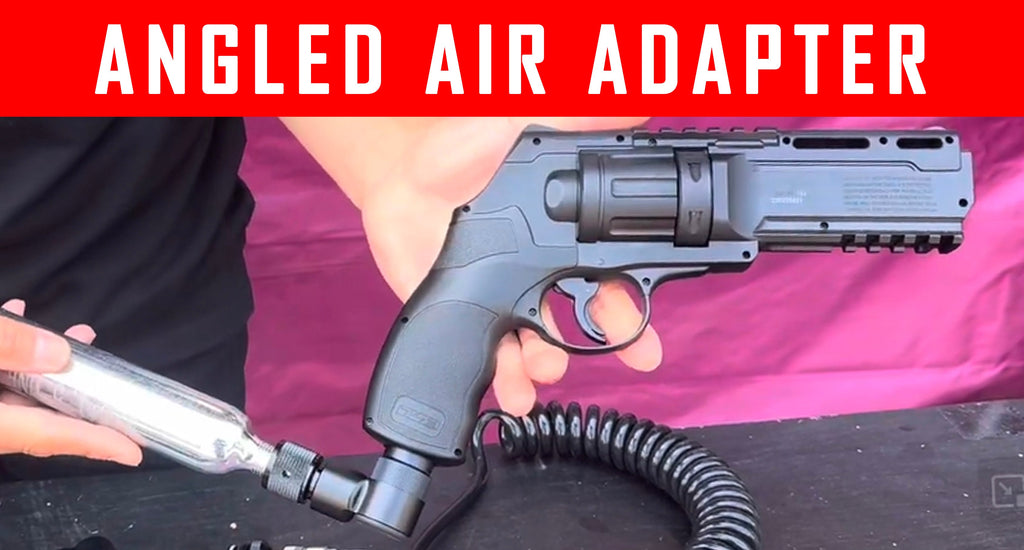 VIDEO: Angled HPA Air Adapter and 88G - 90G Cylinder T4E HDR50 HDR68 TR50 TR50L HDS HDP50 HDB TS68 Pistelle