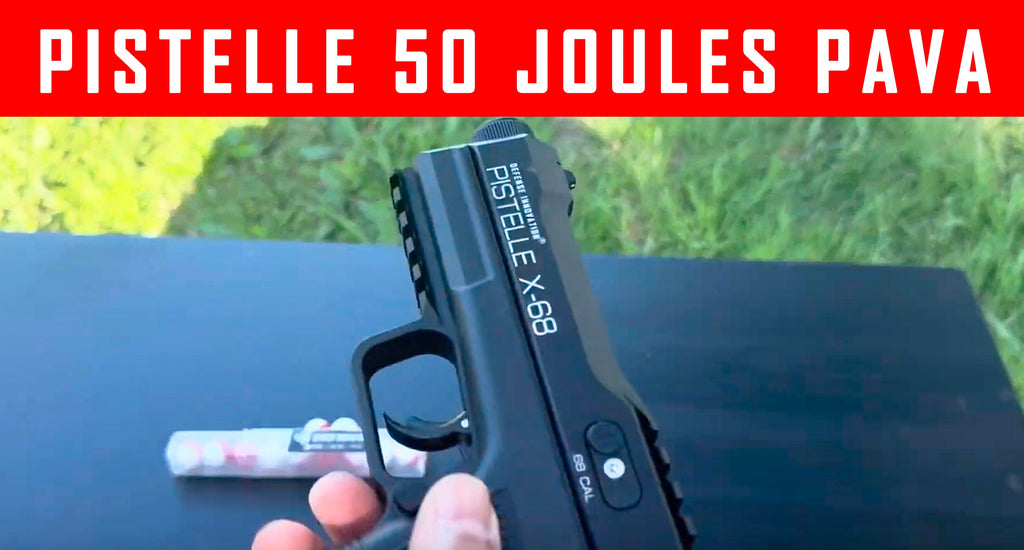 VIDEO: Destructive Power of PAVA Ball  500+FPS  50+ Joules Of The  Pistelle X-68