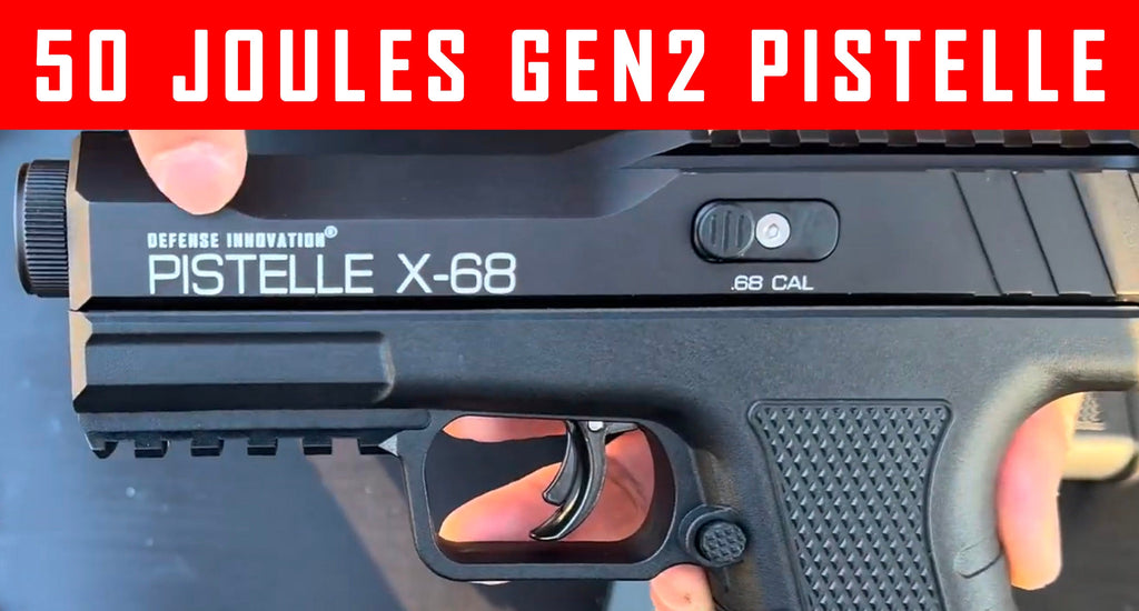 VIDEO: GEN2 Pistelle 50+ Joules Defense Pistol X-68 with Upgraded Seals & Enhanced Components