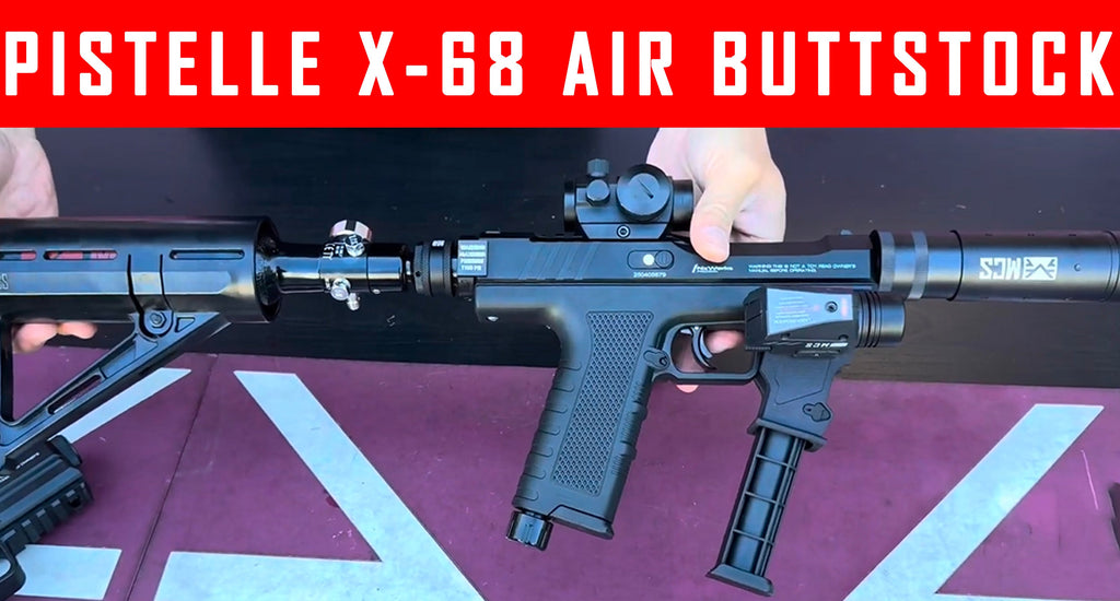 VIDEO: Pistelle X-68 Max Power Buttstock Air Adapter Installation and Operation  #defense