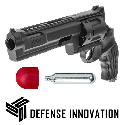 Outdoor & Velocity - Umarex T4E HDR 50 CAL KIT 3 TORCH The Umarex HDR 50 T4E  Home Defence revolver is a sturdy home defence training revolver. Therefore  it has visible strengths 