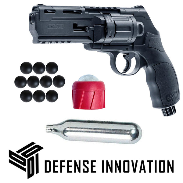 REVOLVER PACK HDR50 - 11 Joules + HARD RUBBER BALL + 10 CO2 CAPSULES + CASE  - Wicked Store