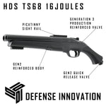 Defender Power Package GEN3 HDS TS68 16 Joules With Gen2 Quick Air Release Valve Home Defense Double Barrel Shotgun (.68 Cal)