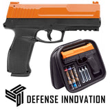 P2P Secure 68P 19 Joules 350+FPS Home Defense Pistol With Response Ready Trigger (Optional Kinetic/Pepper PAVA Kit)