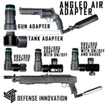 Angled HPA Air Adapter and 88G/90G Cylinder T4E HDR50 HDR68 TR50 TR50L HDS HDP50 HDB TS68 Pistelle X-68