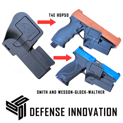 Compact Universal Holster Smith And Wesson, Glock, Walther And Other Pistols (Right Hand)