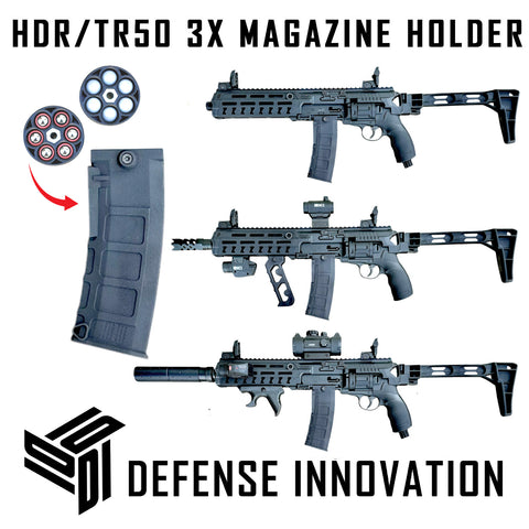 TR50 HDR50 M4 Style Magazine Clip Holder (Holds 3 Magazine Clips)