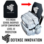 Level III Ultra-Lightweight Ballistic Plate (For Backpack And Travel Bag)