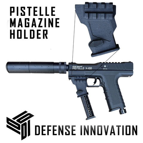 Pistelle X-68 Vertical Grip Magazine Holder (Rail Version)