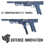 Compensator and Barrel Kit Pistelle X-68 50+ Joules (Optional 2" to 8" Compensator and 6" to 11.5" Barrel)