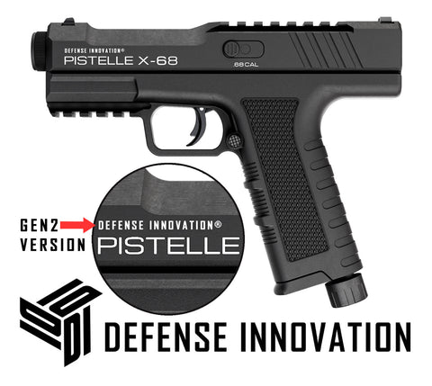 GEN2 Defense Pistol 35-50 Joules: Pistelle X-68 with Upgraded Seals & Enhanced Components (Includes Extra Seal Kit & Lubricant)