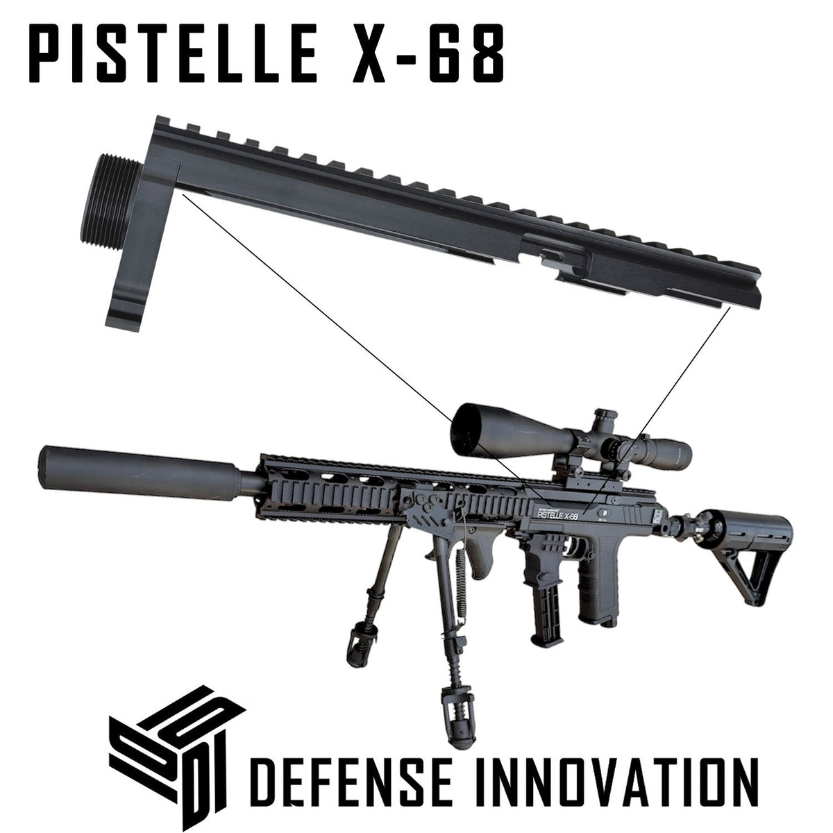 PDW Personal Defense Pistelle X-68 Body Kit – Defense Innovation